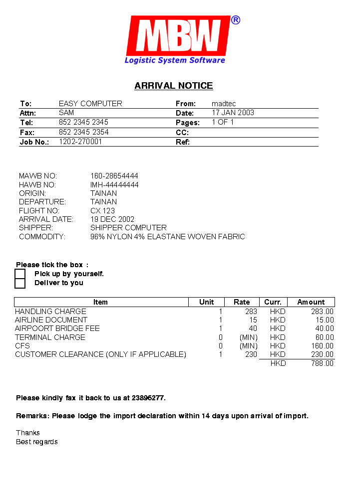 bill of lading. Bill of Lading